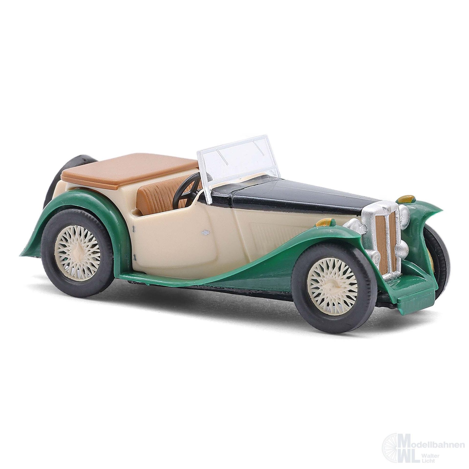 Busch 45920 - MG Midget grün/beige H0 1:87