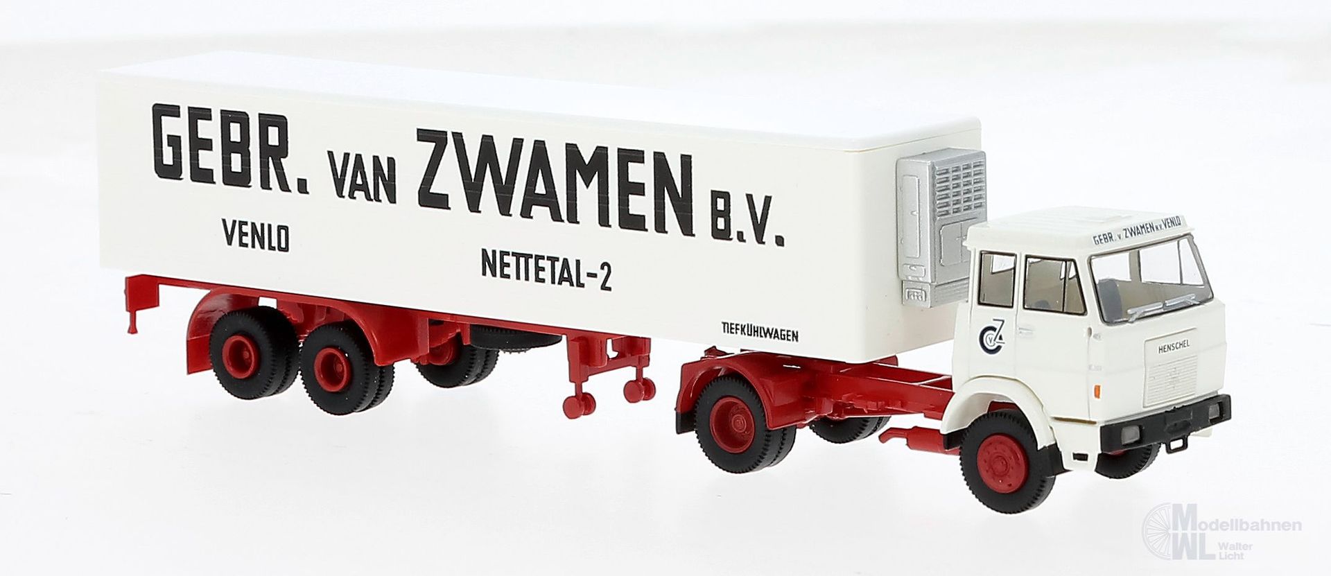 Brekina 82263 - Henschel F161 Pritsche/Plane-SZ von van Zwamen H0 1:87 Brekina 82263 - Henschel F161 Pritsche/Plane-SZ von van Zwamen H0 1:87