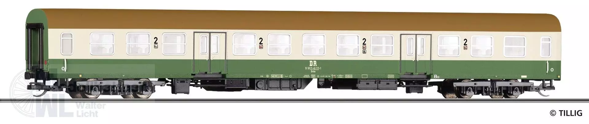 Tillig 12606 - Personenwagen DR Ep.IV TT 1:120