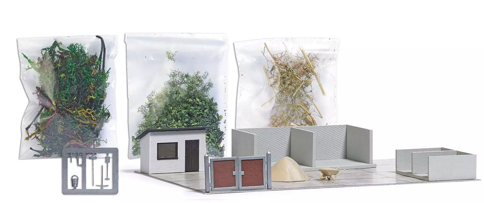 Busch 1635 - Grünschnitt Sammelstelle H0 1:87