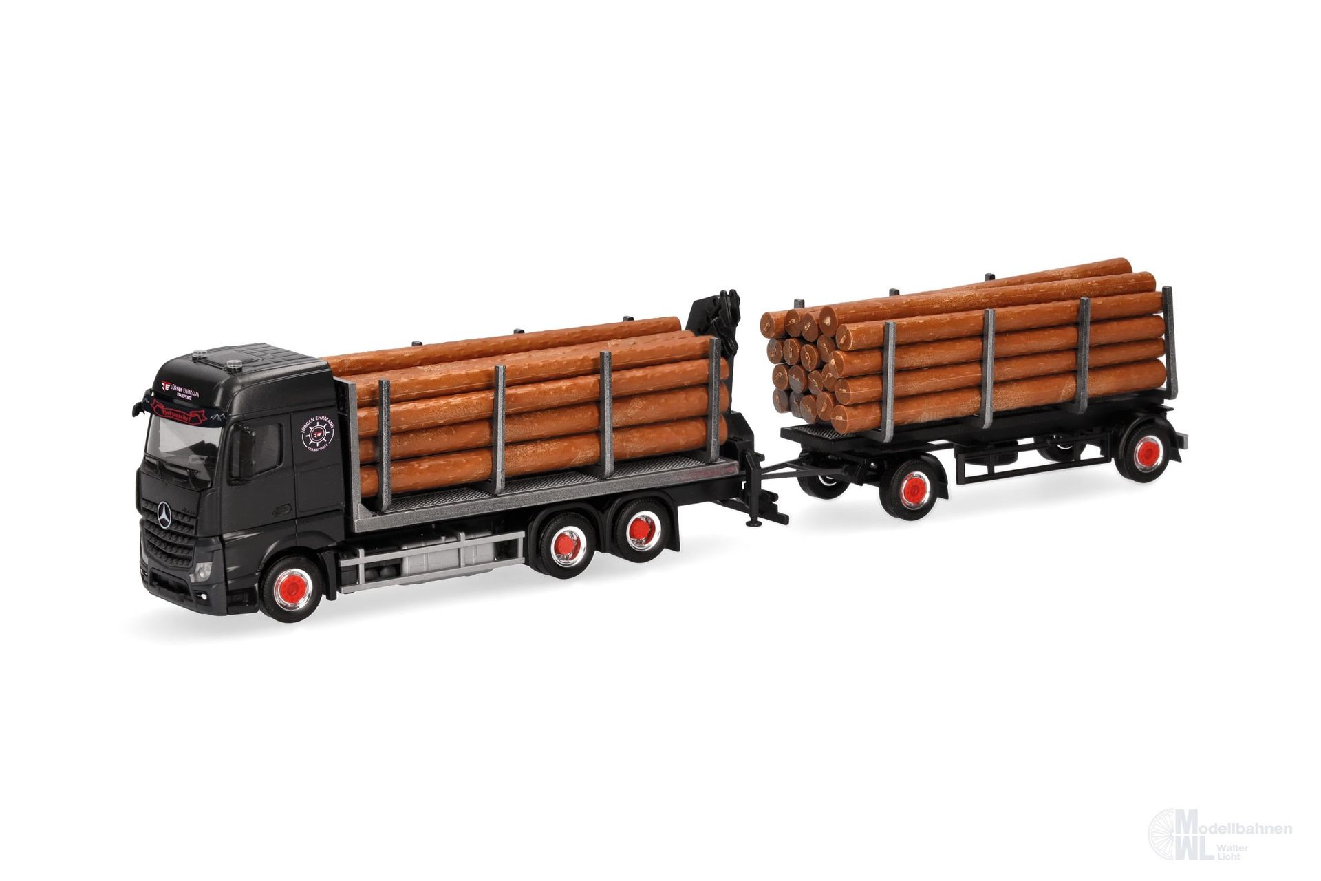 Herpa 320078 - Mercedes-Benz Arocs 18 Holztransport-Hängerzug H0 1:87 Herpa 320078 - Mercedes-Benz Arocs 18 Holztransport-Hängerzug H0 1:87