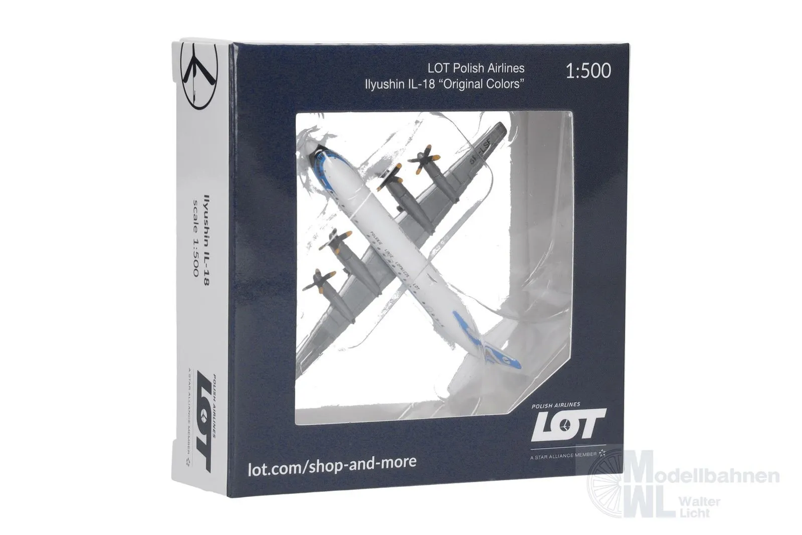 Herpa 538787 - Ilyushin IL-18 LOT (original) 1:500