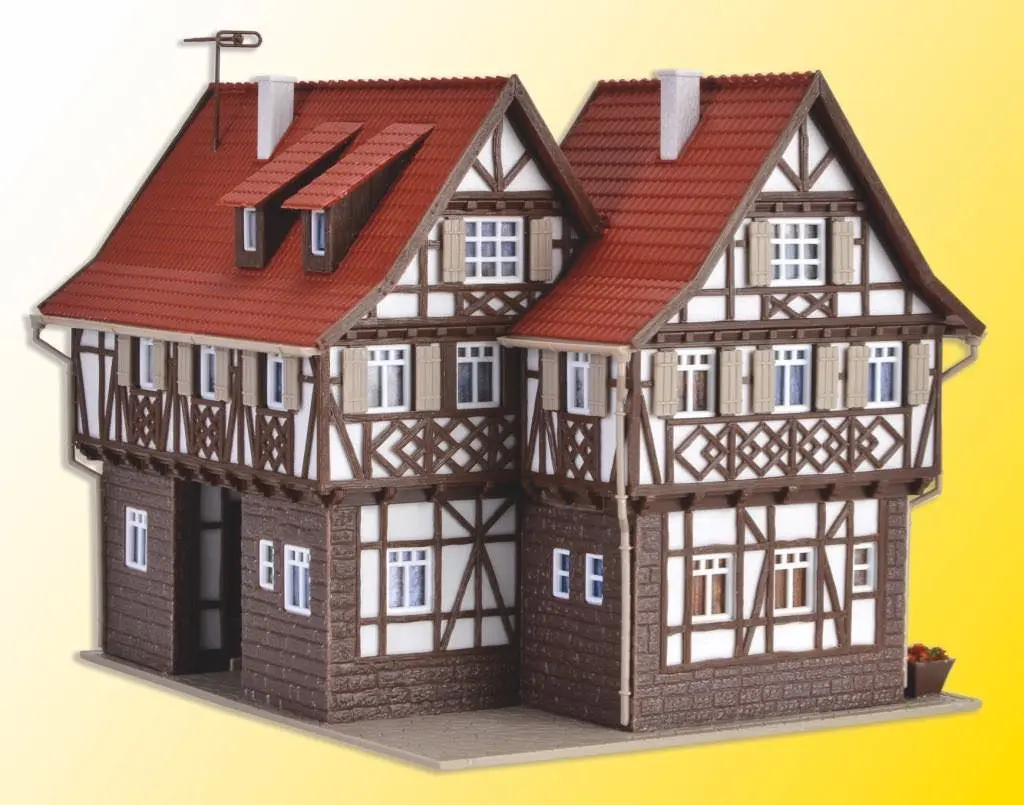 Vollmer 43600 - Juweliergeschäft mit Überfallszenario und LED Beleuchtung H0 1:87