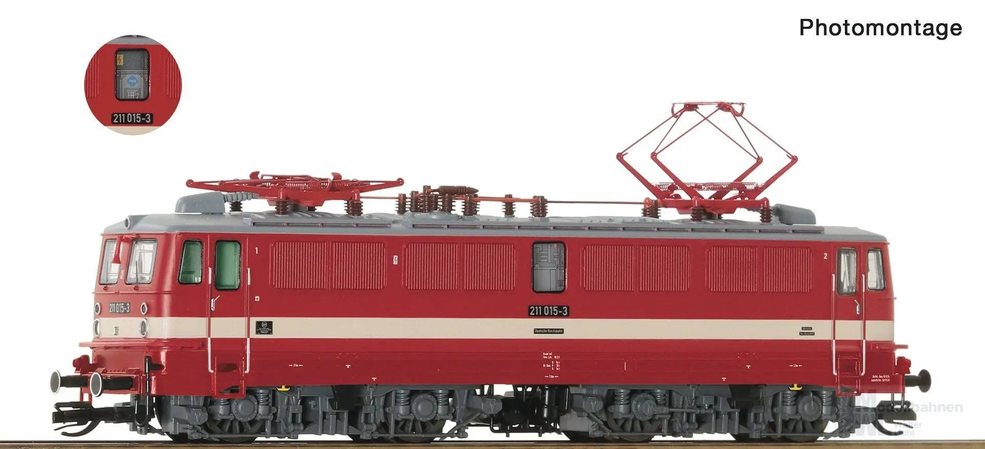 Roco 7580032 - E-Lok BR 211 DR Ep.IV TT 1:120