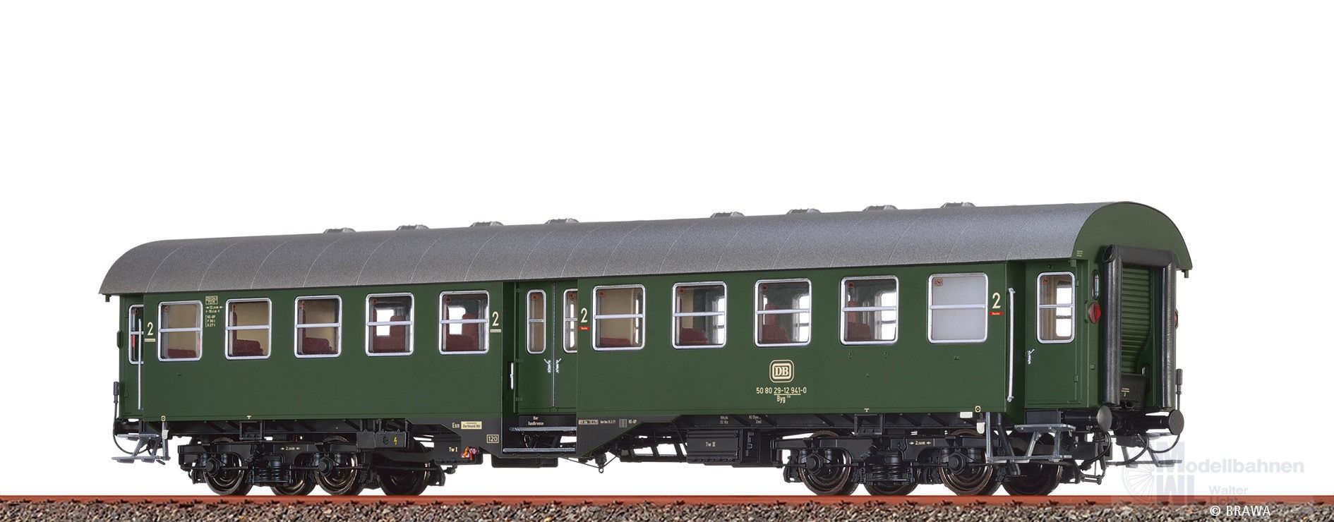 Brawa 46102 - Personenwagen DB Ep.IV Byg 516 50 80 29-11 941-0 Esn H0/GL