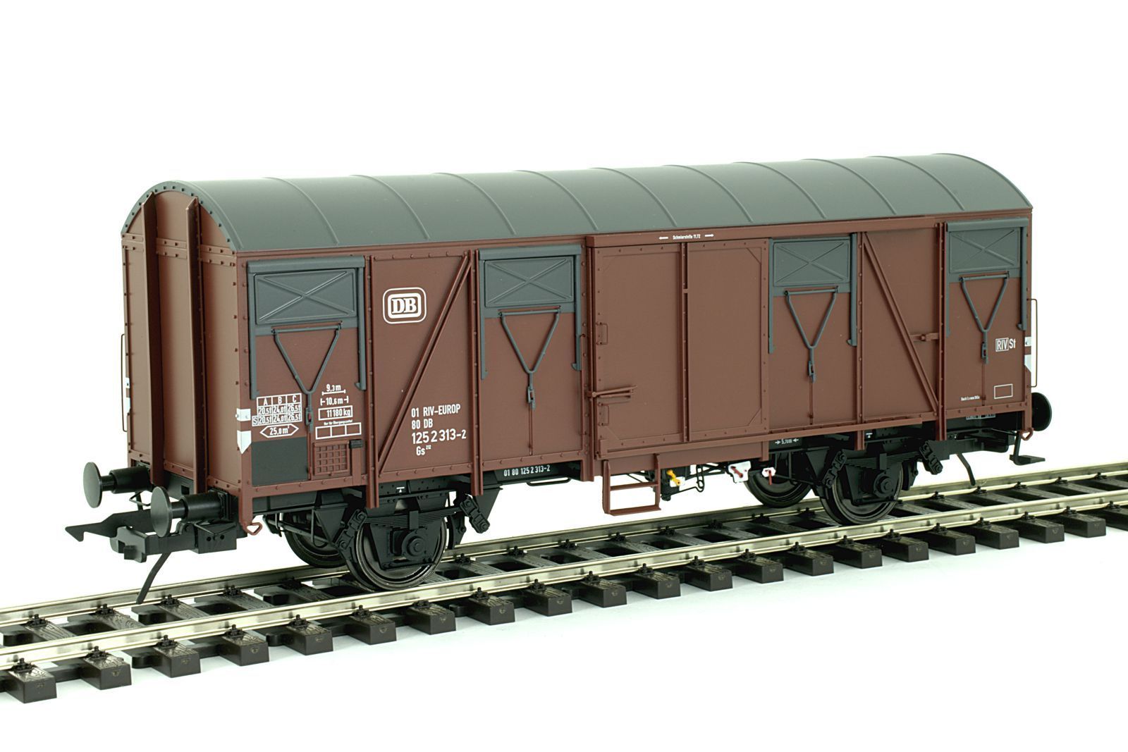 42242-03 Lenz 42242-03 - Güterwagen DB Ep.IV Gs(-uv) 212 Nr. 125 2 313-2 Spur 0