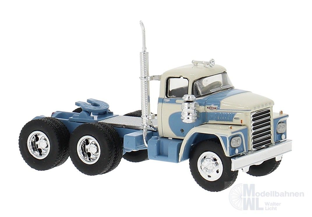 Brekina 86301 - Dodge LCF SZM weiß/blau H0 1:87