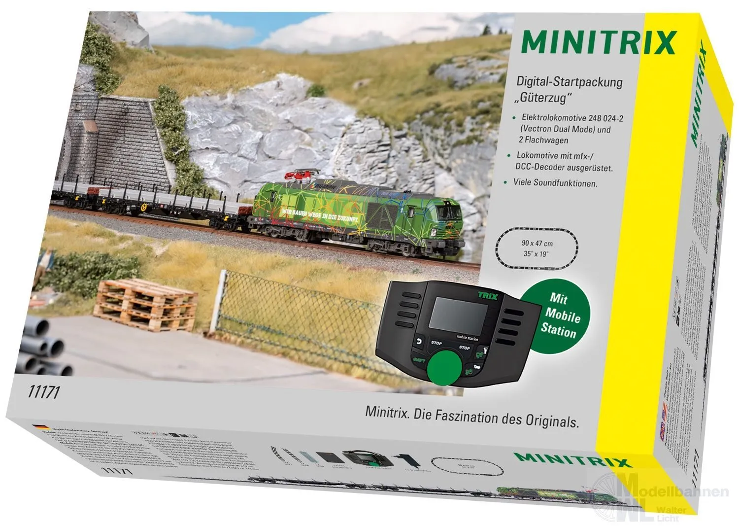 Trix 11171 - Startpackung Güterzug DB Ep.VI N 1:160