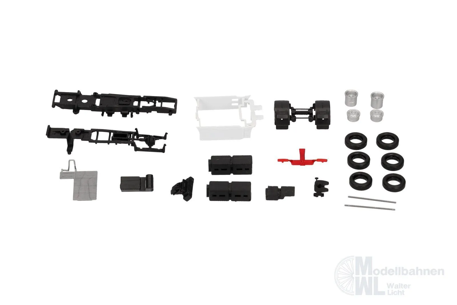 Herpa 086325 - Fahrgestell Zugmaschine 2achs MAN eTGX mit Batteriekästen 2.St. H0 1:87