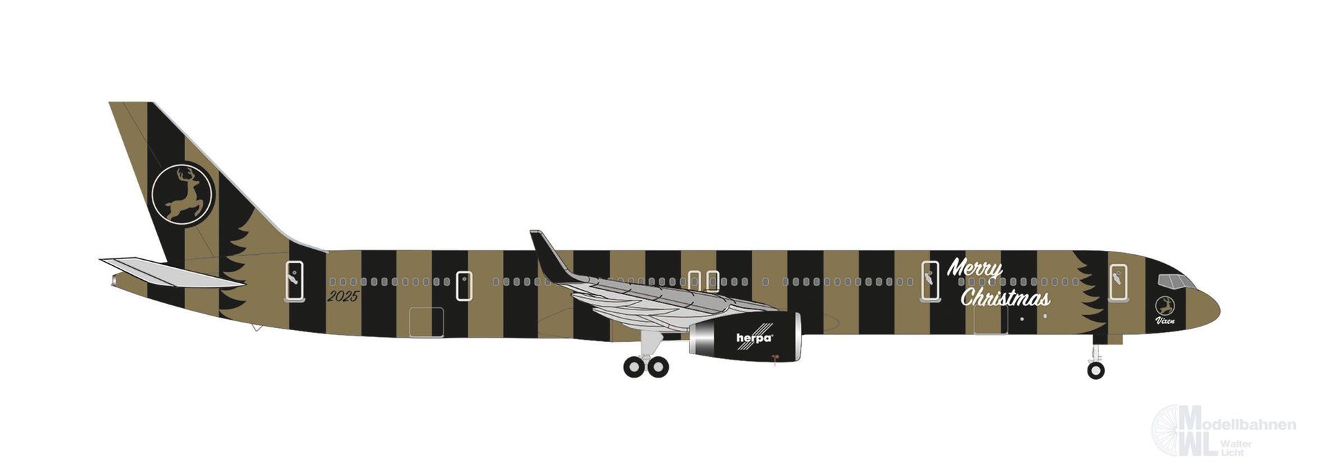 Herpa 538671 - Christmas 2025 Boeing 757-300 1:500