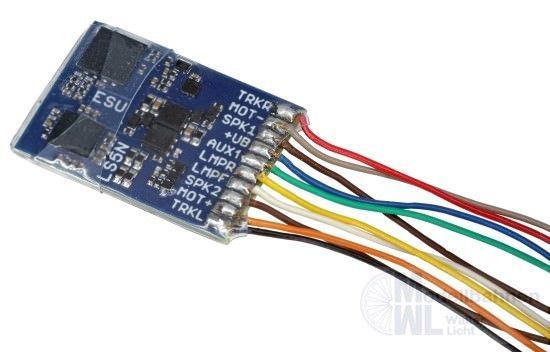 ESU 58926 - LokSound 5 Nano DCC Leerdecoder 6-pin NEM651 mit Lautsprecher 11x15mm H0/