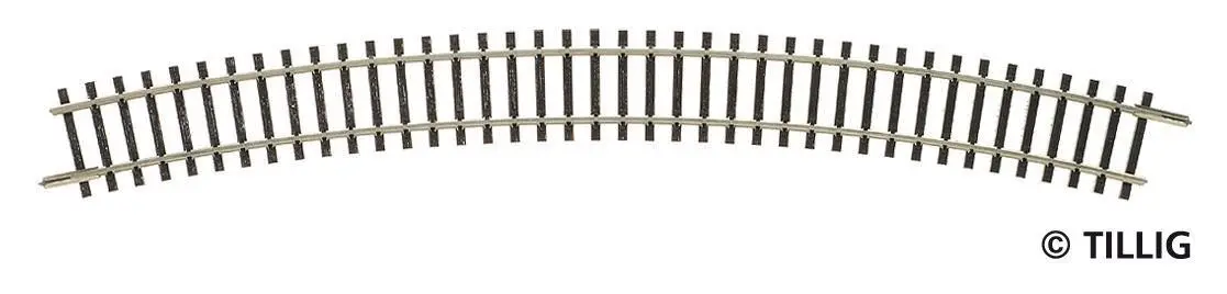 Tillig 83111 - Gleisstück gebogen R31 R396 mm / 30° TT 1:120