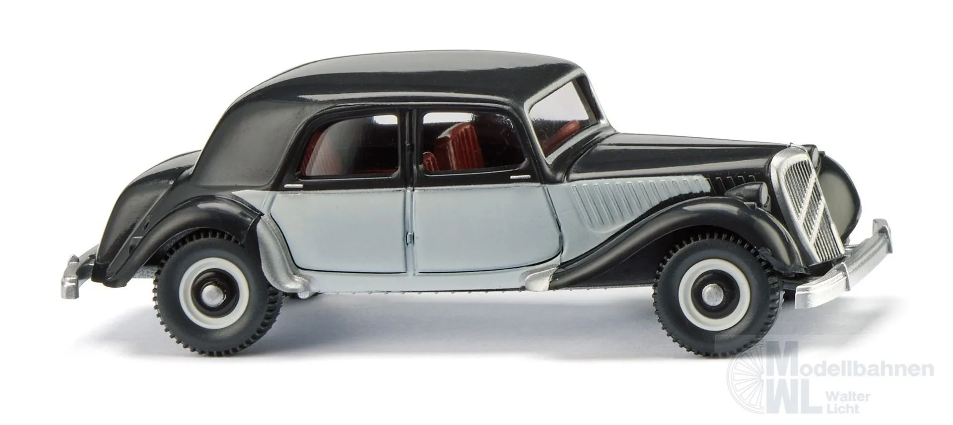 Wiking 082204 - Citroën 15 SIX - schwarz/weiß H0 1:87