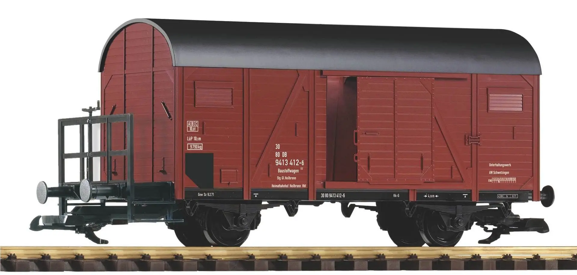 Piko 37960 - Güterwagen gedeckt DB Ep.IV mit Bremserbühne Spur G 1:22,5