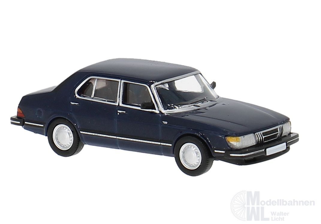 PCX-Models 870759 - Saab 900 Limousine dunkelblau H0 1:87