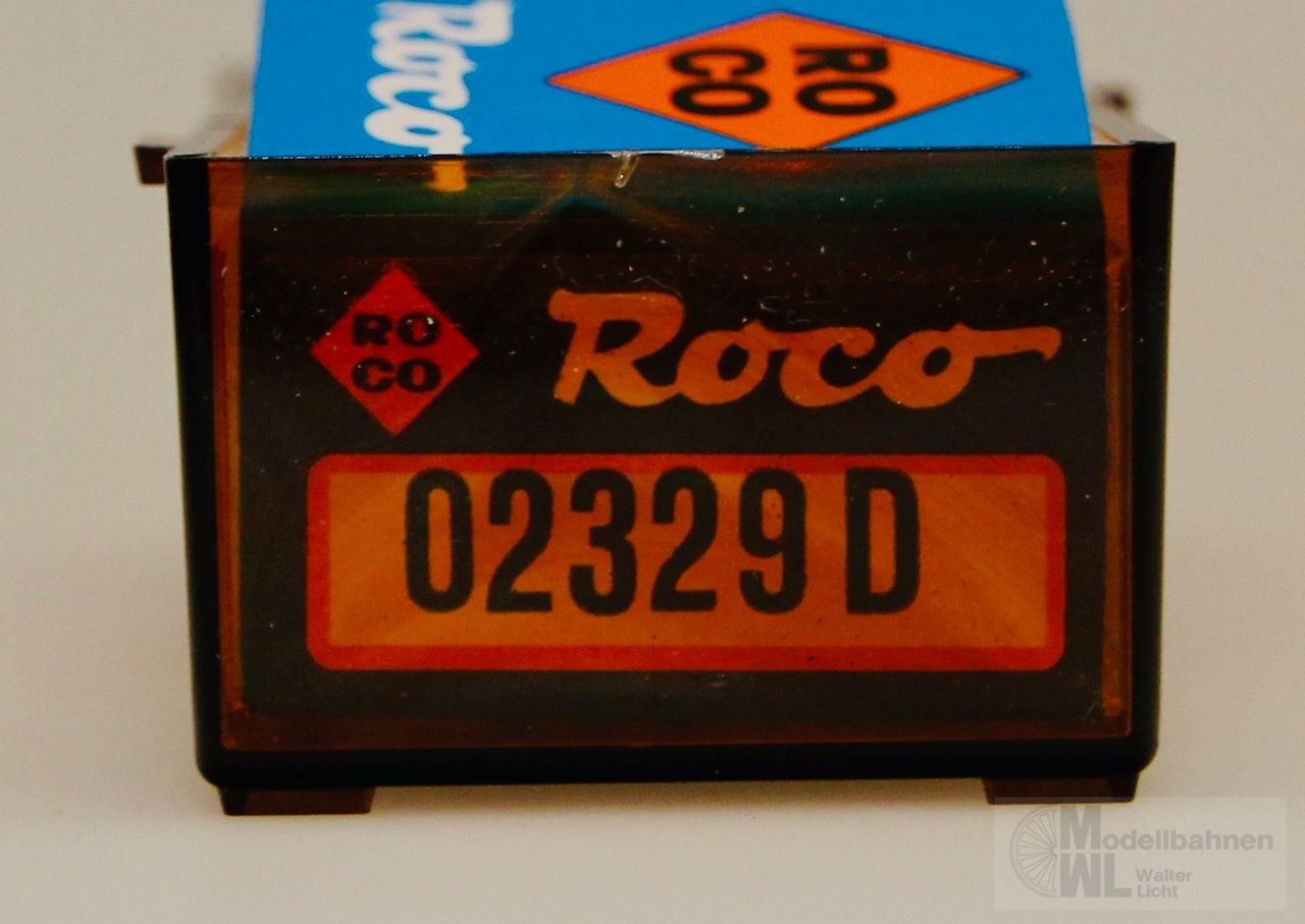 Roco 02329D - ROCO - Güterwagen ged. DB Bahndienstwagen grün Gms55 N 1:160