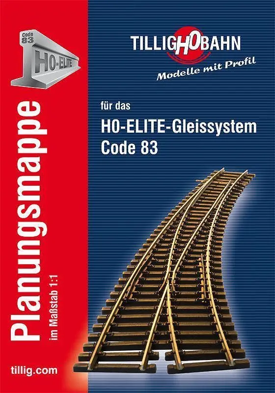 Tillig 09620 - Planungsmappe H0-Elite-Gleissystem