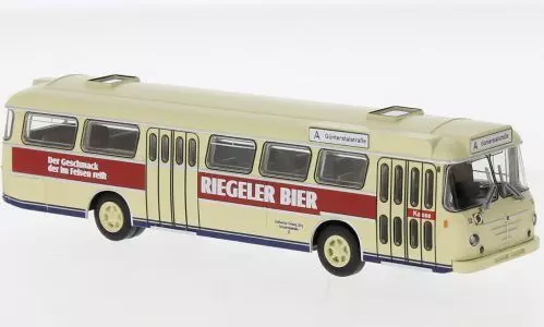 Brekina 59377 - Büssing Senator Riegeler Bier Freiburg H0 1:87