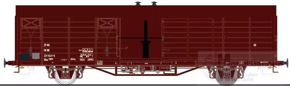 Exact Train 20742 - Mannschaftswagen DB Ep.IV Hbs 2311 mit Ofen H0/GL