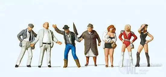 Preiser 10346 - Gefahrvoller Heimweg H0 1:87