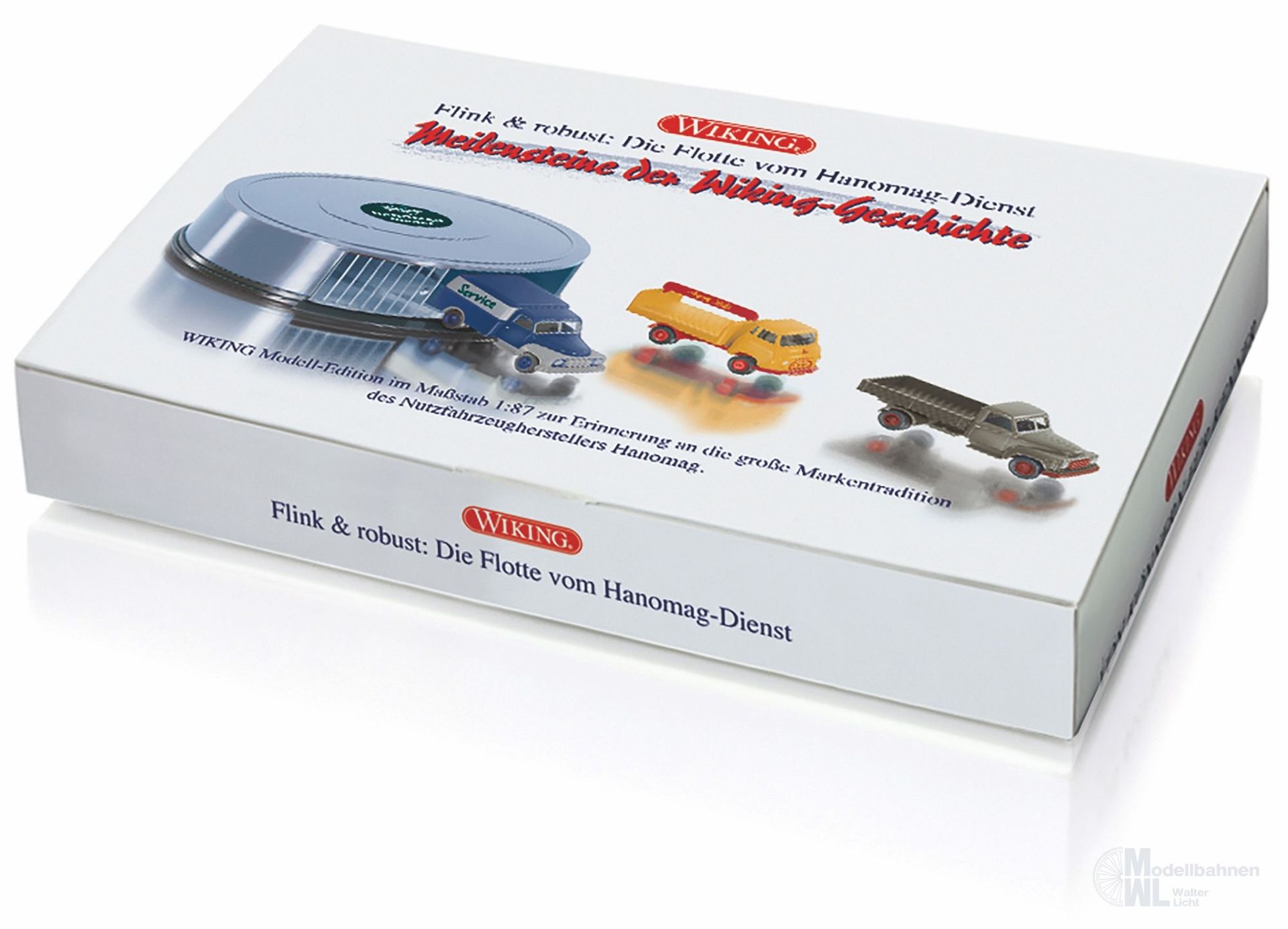 Wiking 099078 - Set -Rundgarage Hanomag Dienst H0 1:87