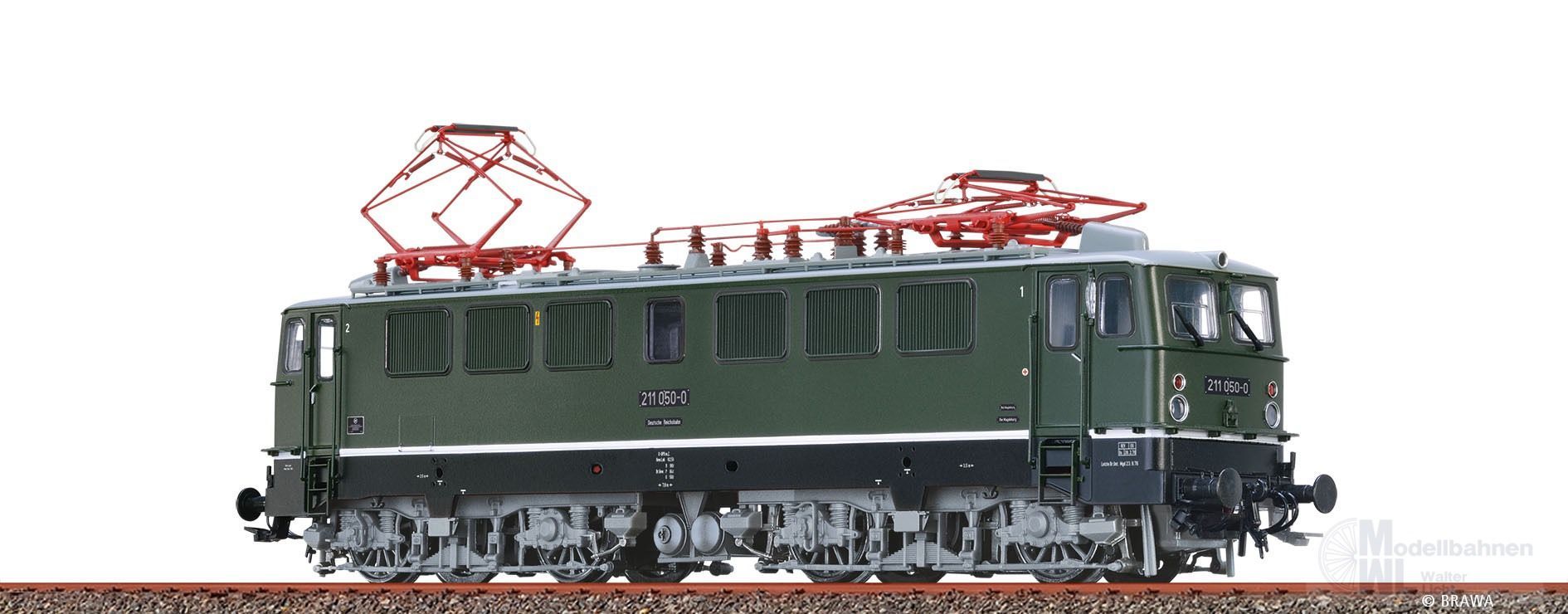 Brawa 58225 - E-Lok BR 211 050-0 DR Ep.IV H0/GL Sound