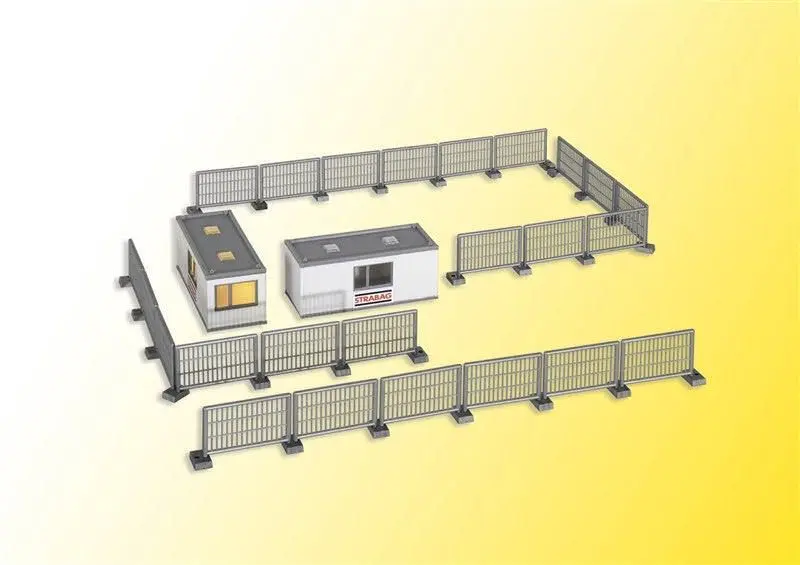 Kibri 38626 - Gebäude-Container STRABAG mit LED-Beleuchtung ersetzt 48627 H0 1:87