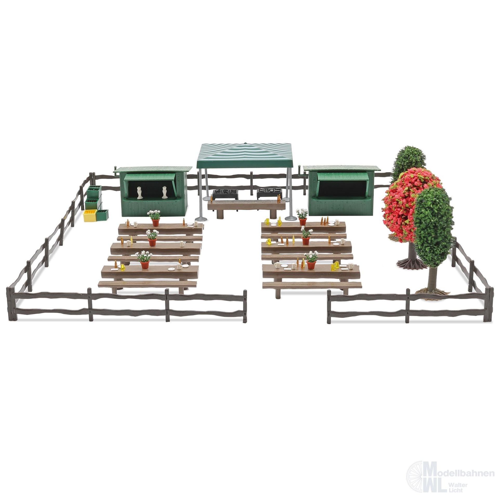 Busch 1872 - Biergarten Ährenbräu H0 1:87