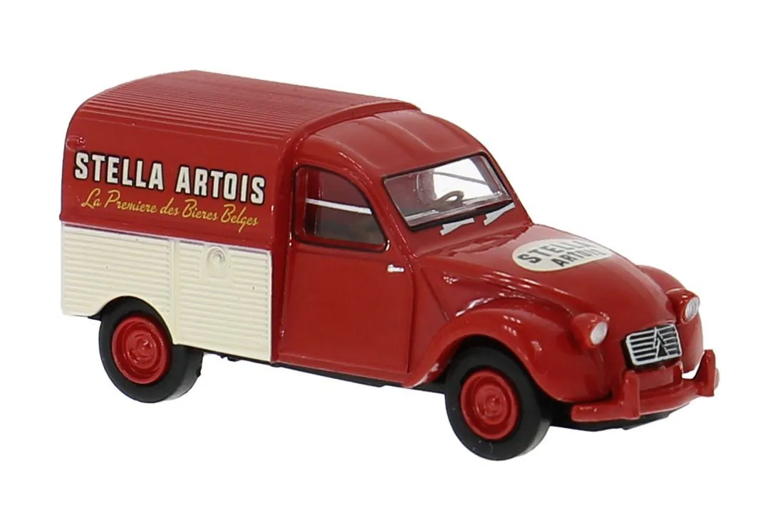 Brekina 14196 - Citroen Kastenente Stella Artois H0 1:87