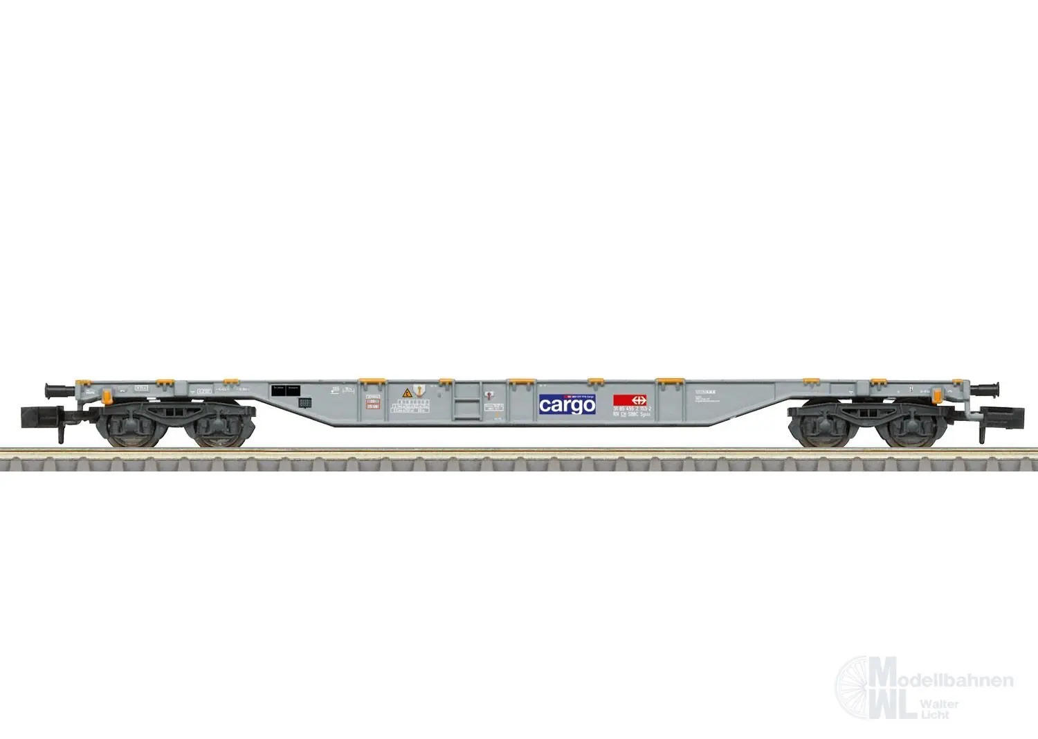 Trix 18600 - Containertragwagen SBB Ep.VI unbeladen N 1:160