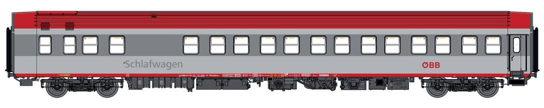 LS Models 47087 - Schlafwagen ÖBB Ep.VI WLABmz AB32s Wortmarke H0/GL