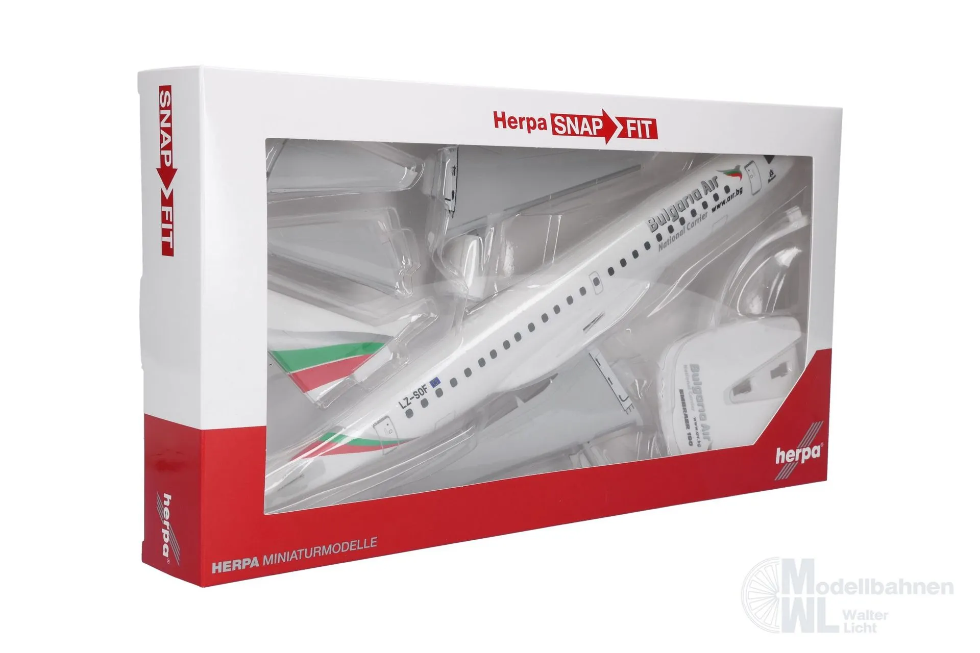 Herpa 609258-001 - Embraer E190 Bulgaria Air 1:100