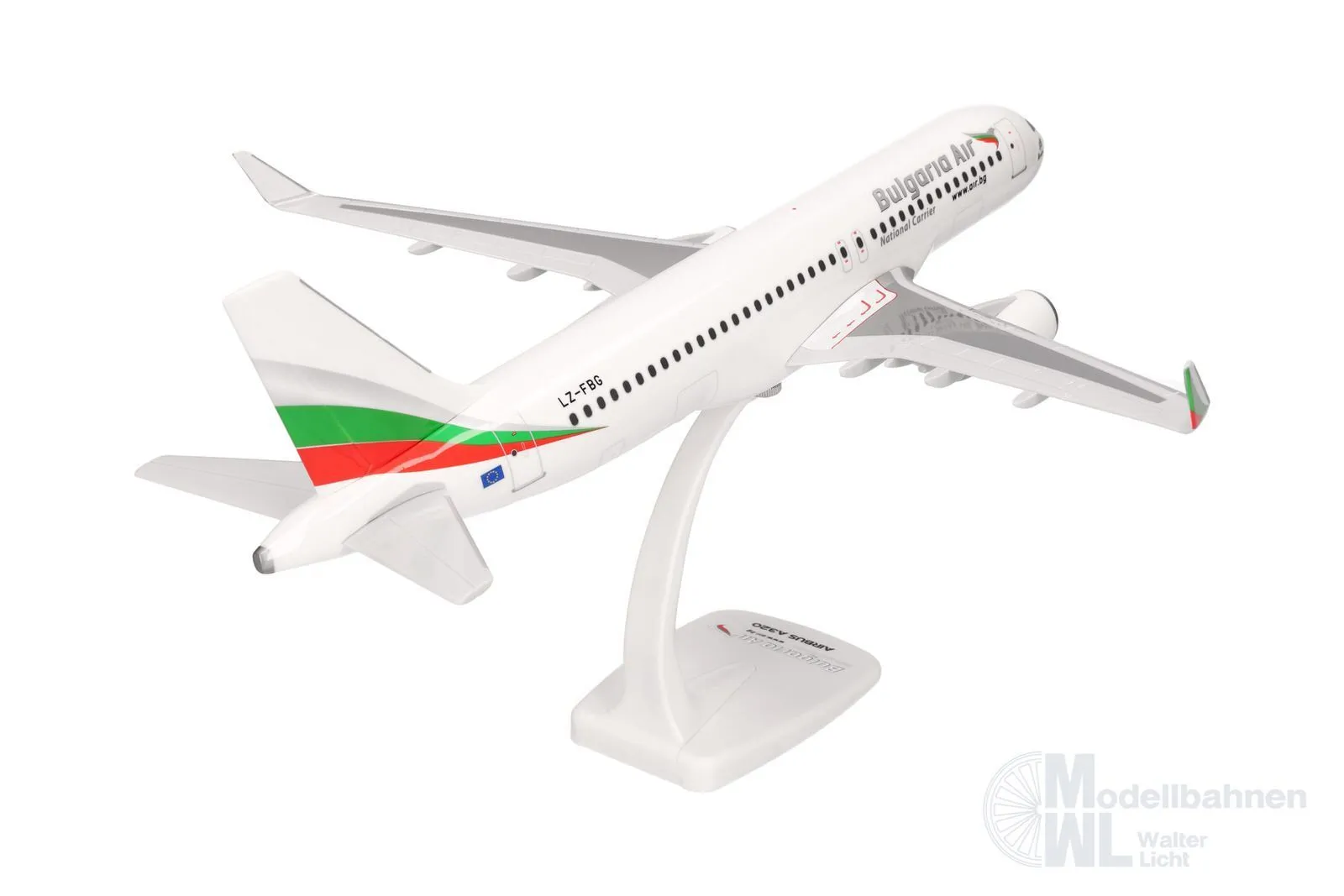 Herpa 610759-001 - Airbus A320 Bulgaria Air 1:100