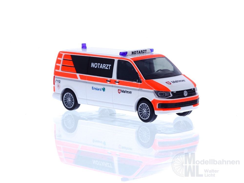 Rietze 53956 - Volkswagen T6 Malteser Papenburg H0 1:87