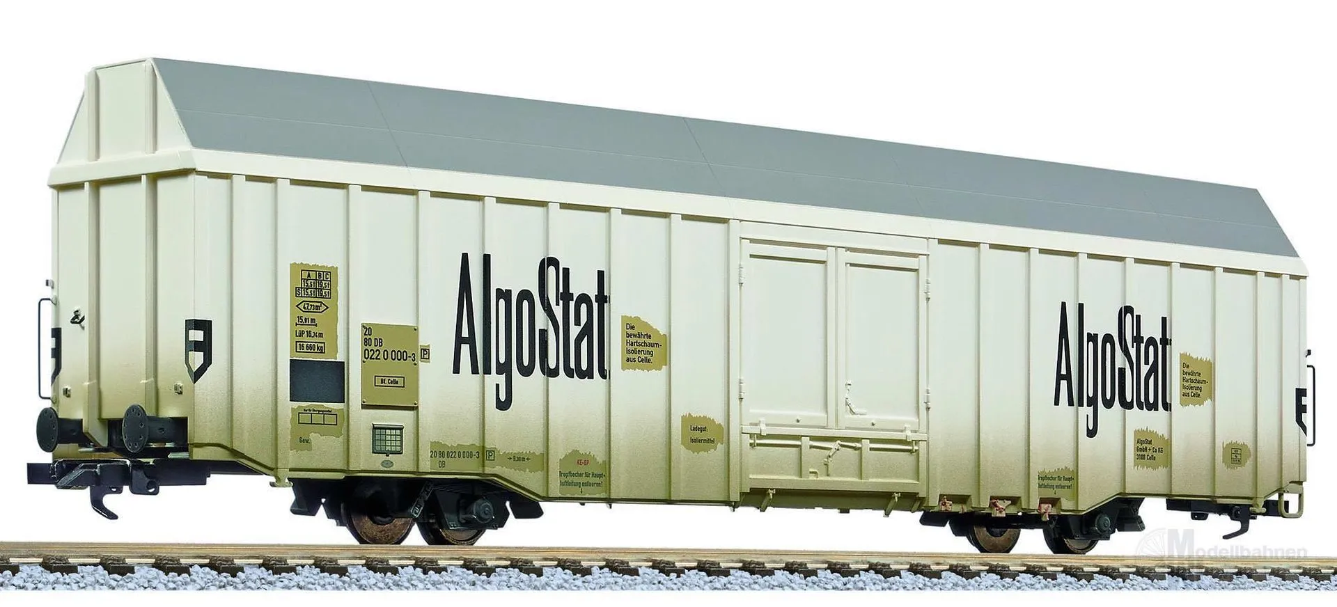 Liliput 235800 - Güterwagen DB Ep.IV Hbbks AlgoStat (167m) H0/GL
