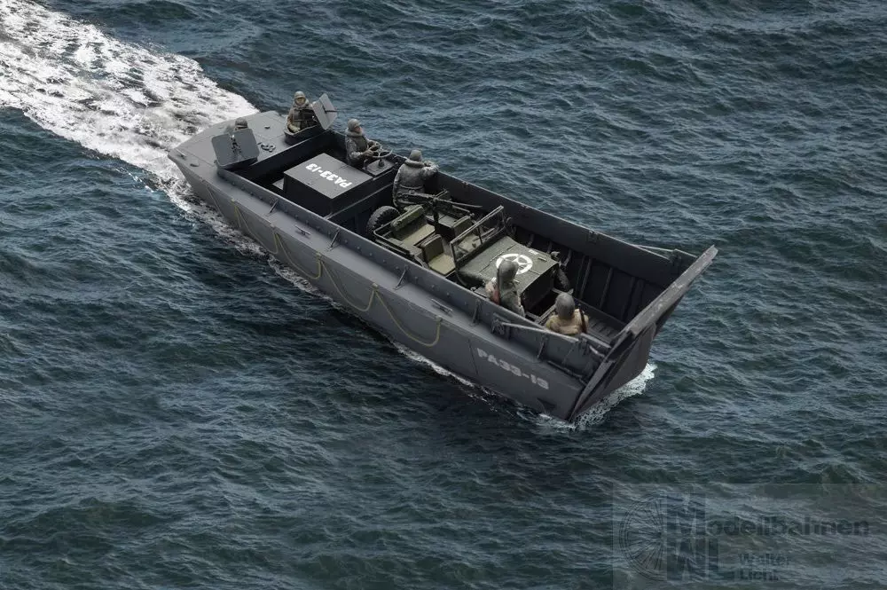 ARTITEC b.v. 5870115 - US LCVP crew (4x) Fertigmodell H0 1:87