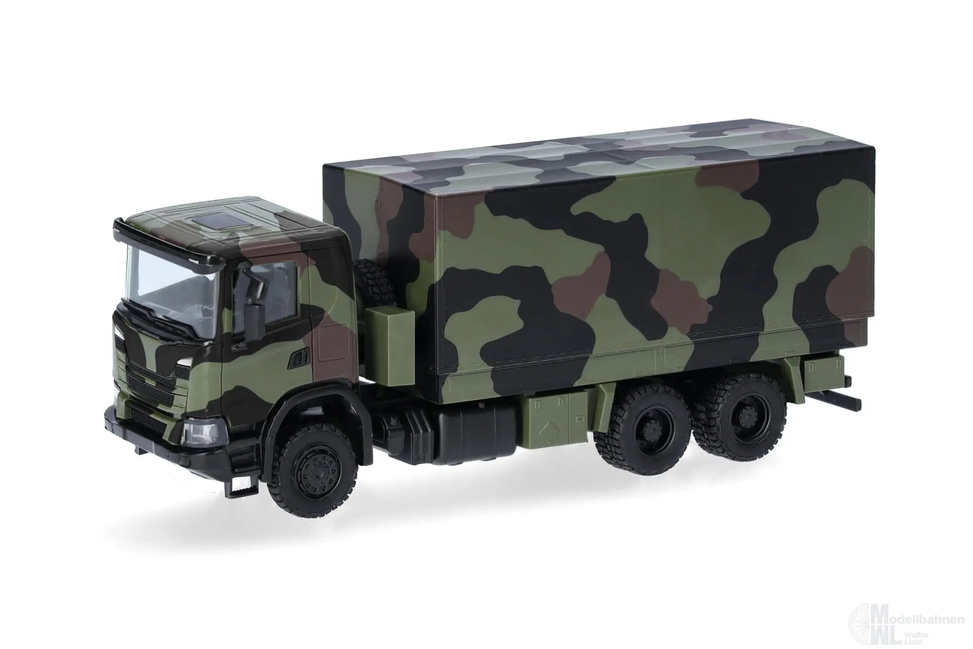 Herpa 747363 - Scania XT17 Pritsche-Plane LKW Bundeswehr H0 1:87