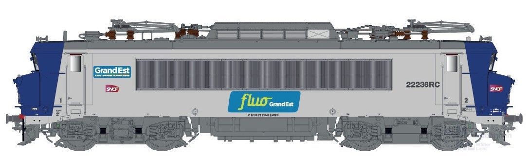 LS Models 11560 - E-Lok BB 22236 RC SNCF Ep.VI FluoGrand-Est H0/WS