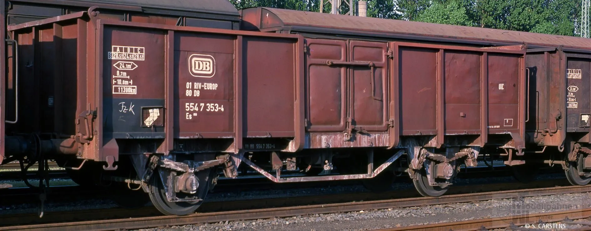 Brawa 50060 - Güterwagen offen DB Ep.IV 01 80 554 7 353-4 H0/GL