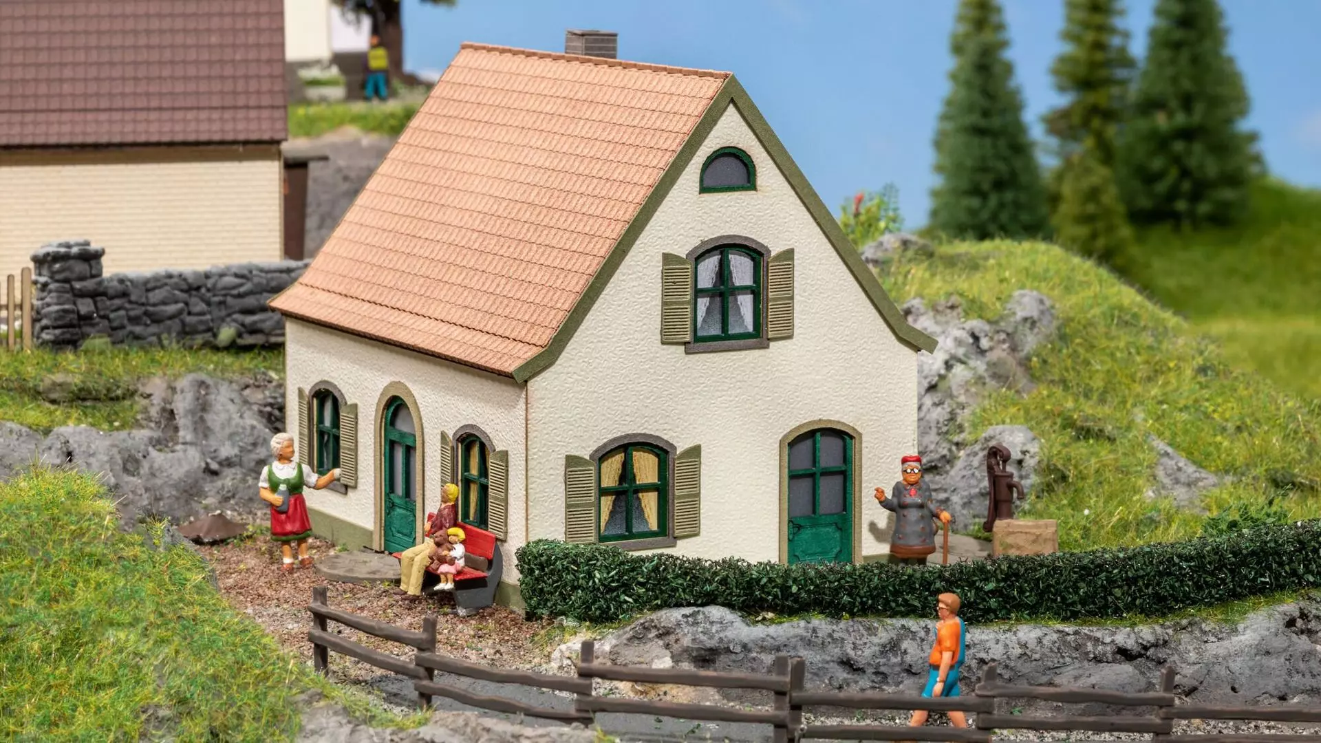 Noch 66608 - Kleines Einfamilienhaus H0 1:87