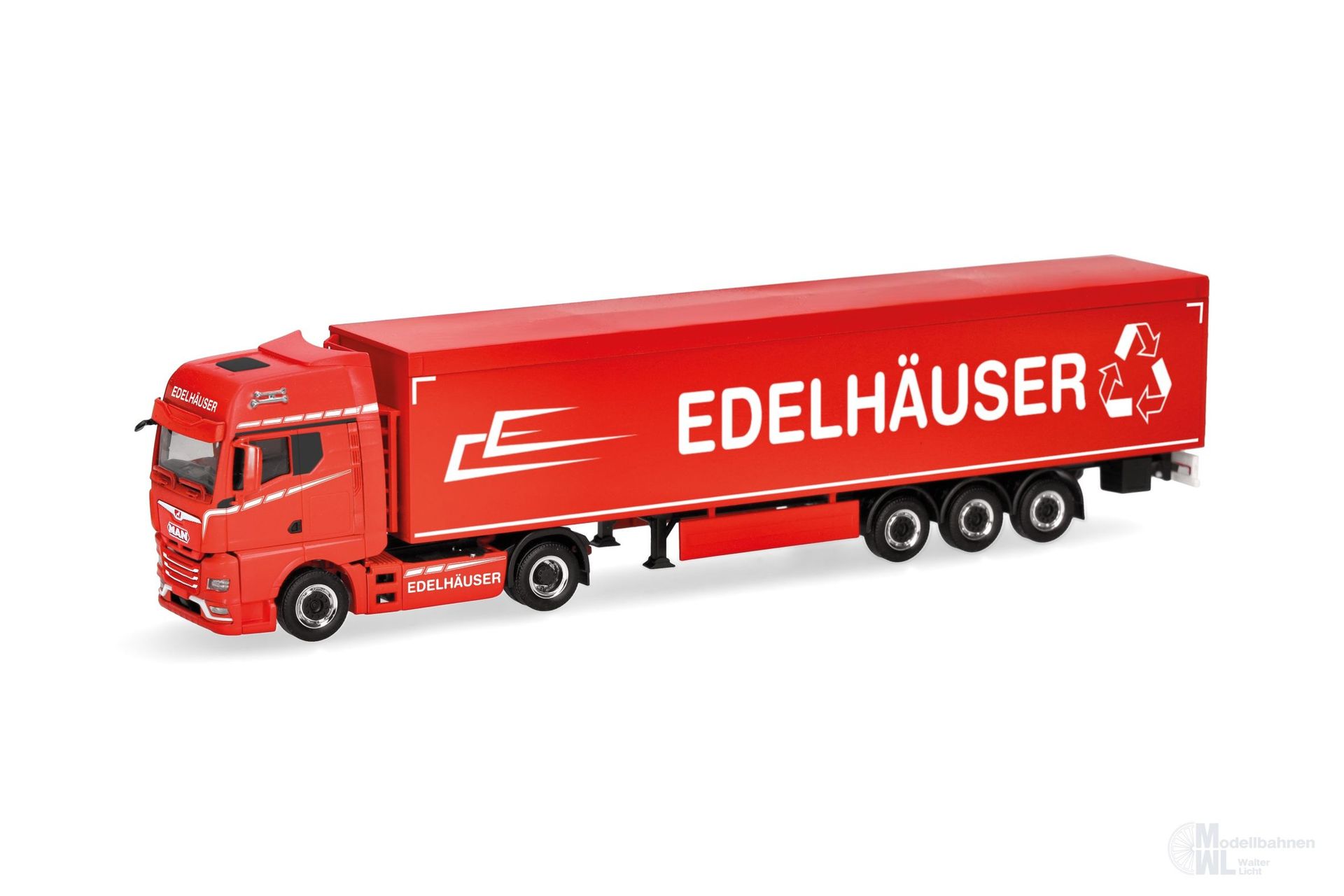 Herpa 319799 - MAN TGX GX Schubboden-Sattelzug Edelhäuser H0 1:87 Herpa 319799 - MAN TGX GX Schubboden-Sattelzug Edelhäuser H0 1:87