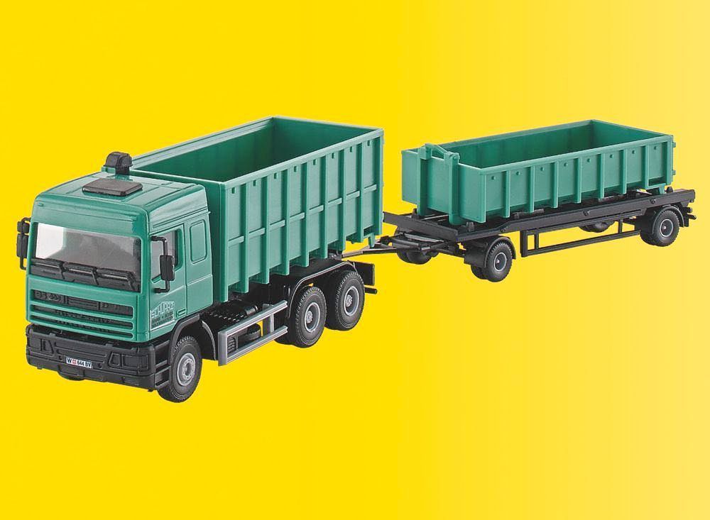 Kibri 15211 - DAF Hängerzug mit Hackengerät und Muldenanhänger H0 1:87