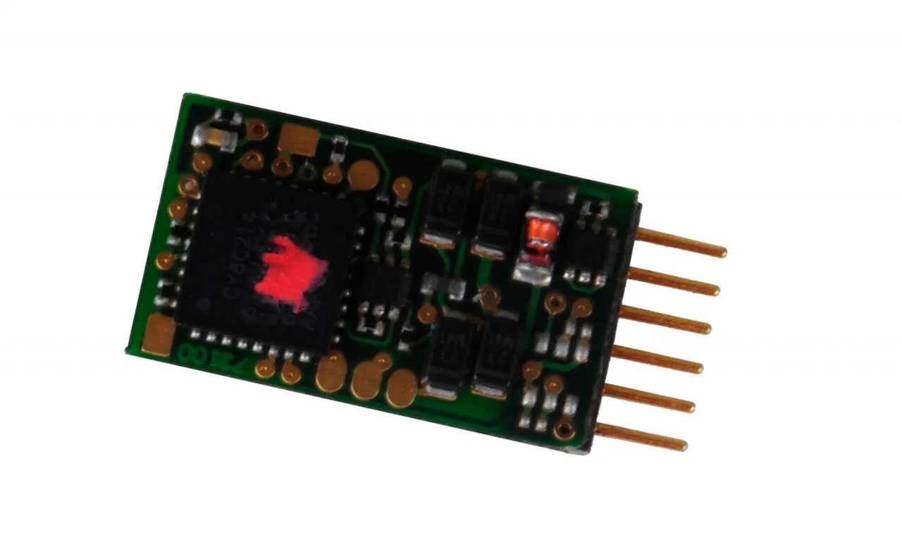 Tillig 66032 - Decoder mit Stecker NEM 6-pol Steckleiste