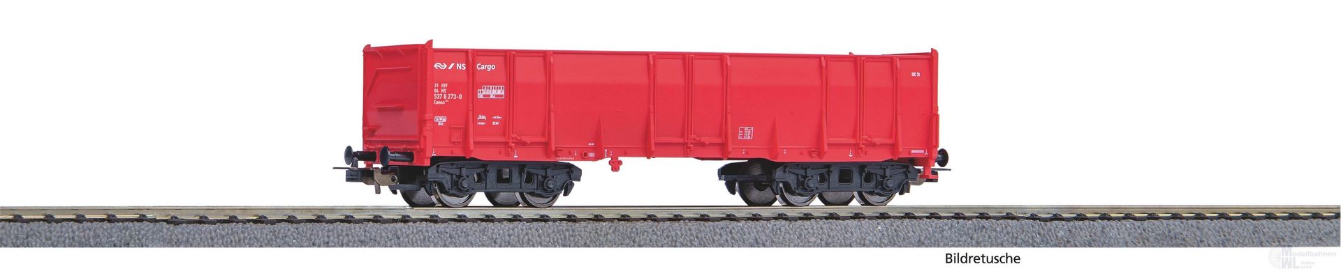 pi98553B3_0 Piko 98553B1 - Hochbordwagen Eaos NS Cargo Ep.VI verkehrsrot 1.Betr.Nr. H0/GL