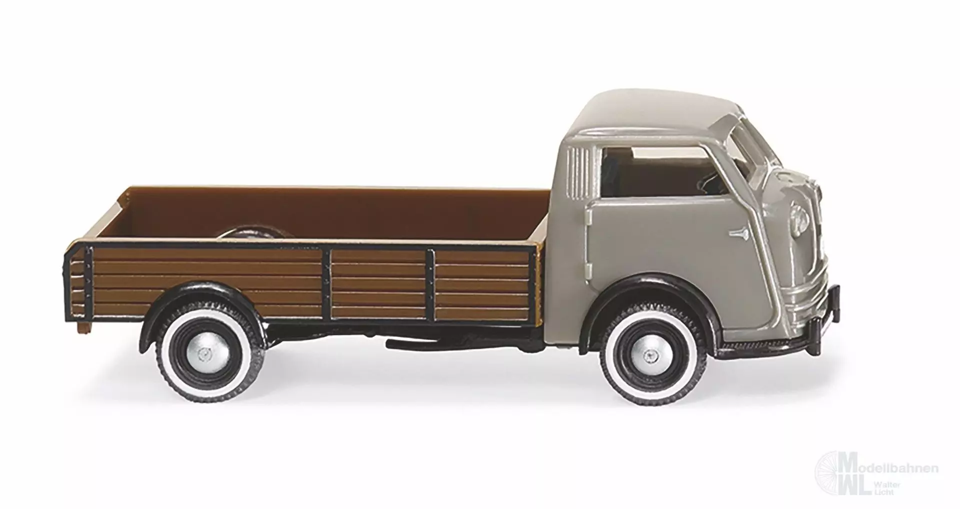 Wiking 033507 - Tempo Matador Tiefpritsche - betongrau/rehbraun H0 1:87