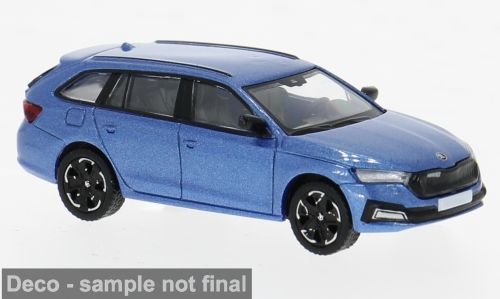 PCX-Models 870598 - Skoda Oktavia IV Combi blau 2019 H0 1:87