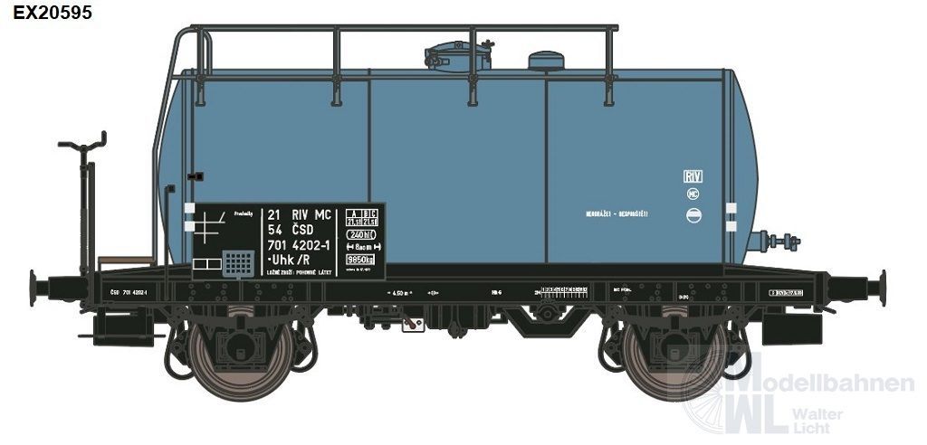 Exact Train 20595 - Kesselwagen CSD Ep.IV 24m3 Uedinger H0/GL Exact Train 20595 - Kesselwagen CSD Ep.IV 24m3 Uedinger H0/GL
