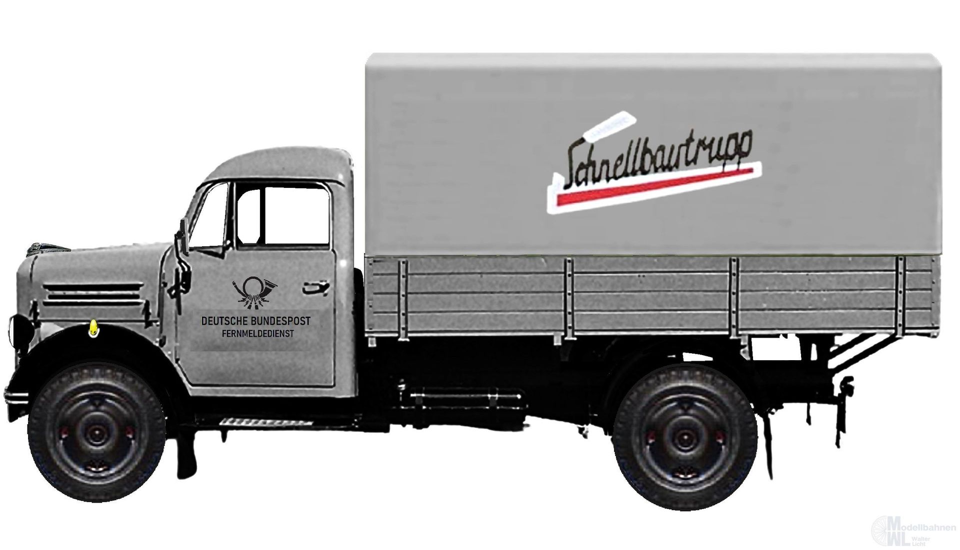 NPE NA88441 - Borgward B 1250 DBP Fernmeldedienst H0 1:87