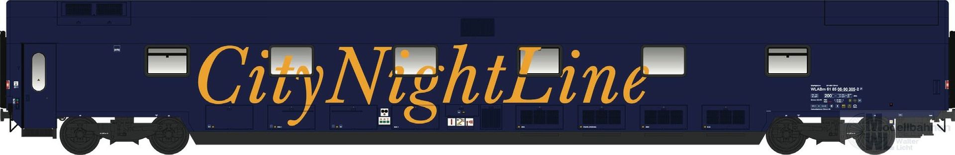 LS Models 49064AC - Schlafwagen CNL Ep.V WLABm H0/WS