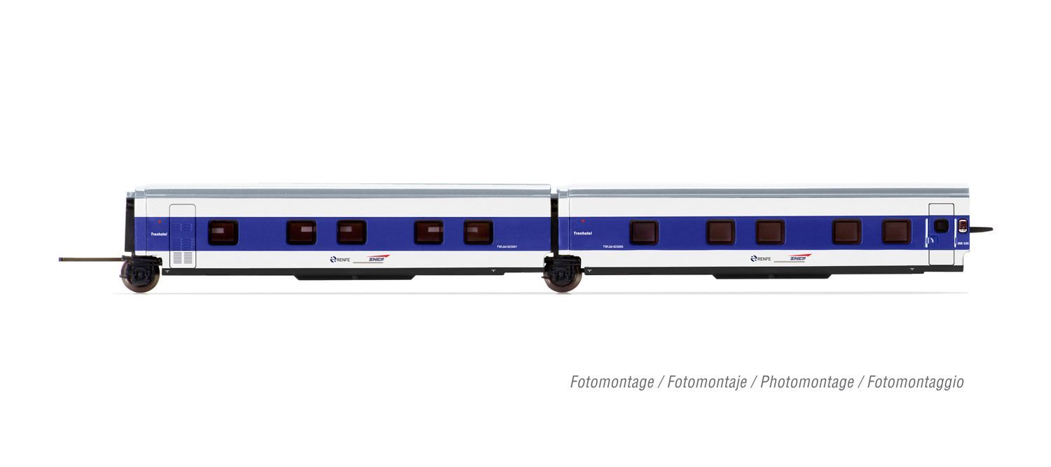 Arnold 4357 - Talgo Schlafwagen-Zug SNCF / RENFE Ep.V 3.tlg. Ergänzung 2 N 1:160